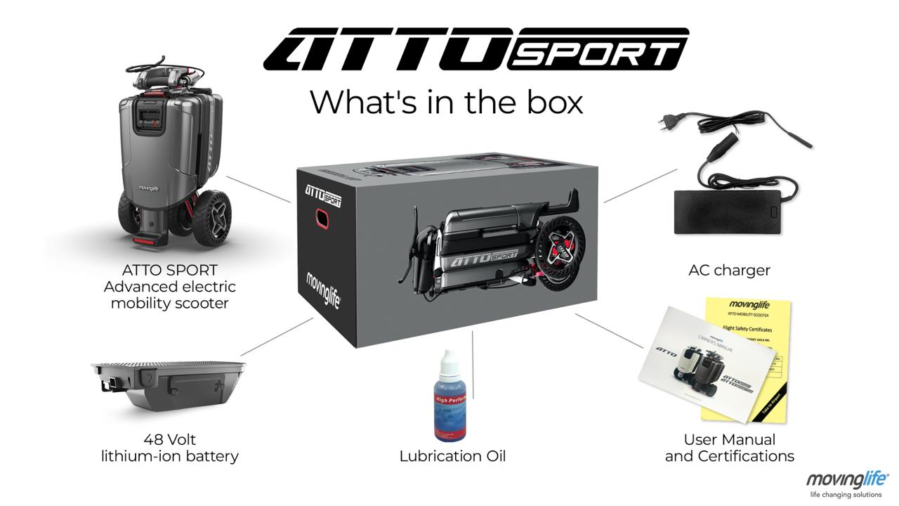 Unboxing. Todo lo que recibes al comprar ATTO o ATTO SPORT: La excelencia en cada detalle